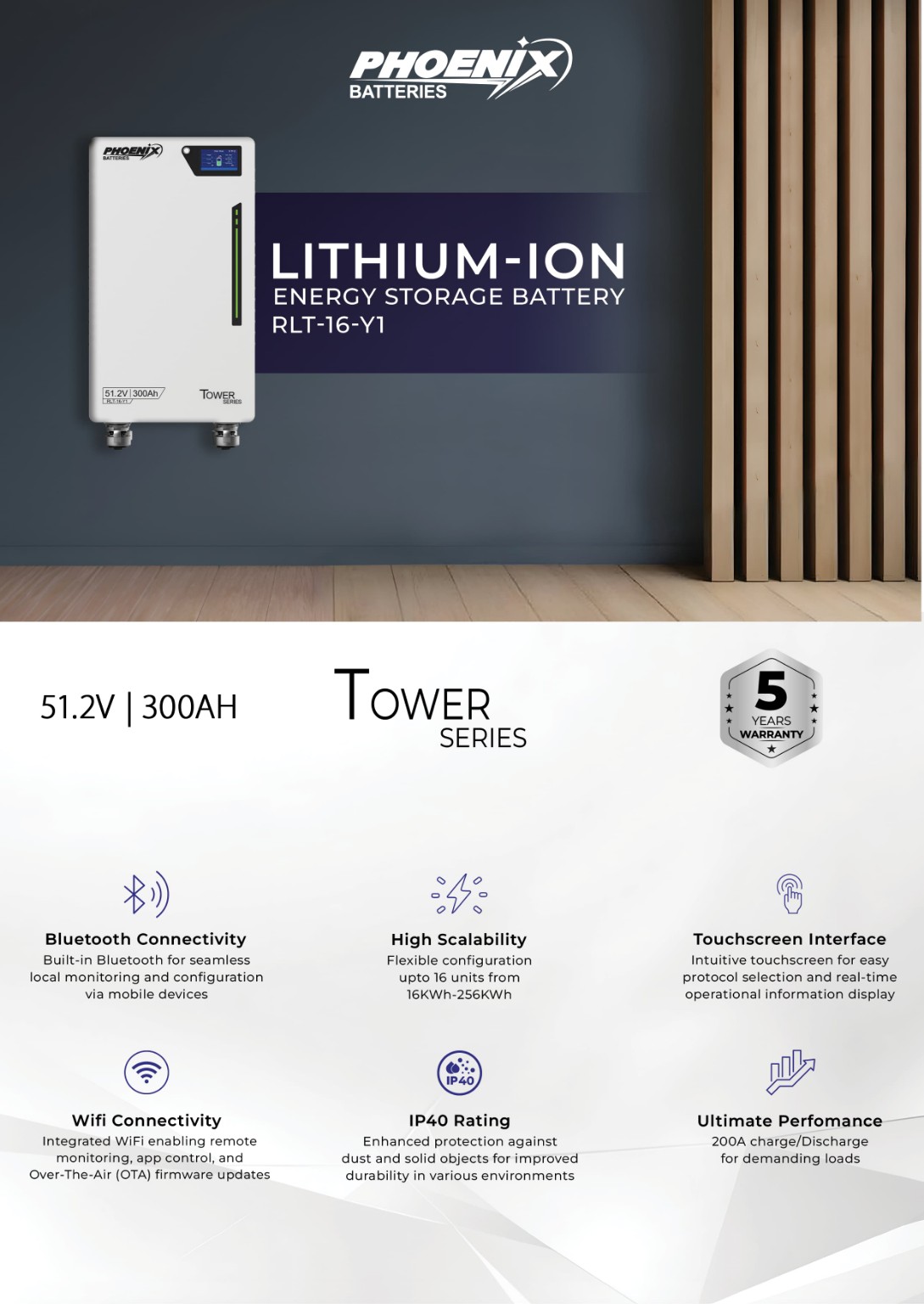 Phoenix lithium battery