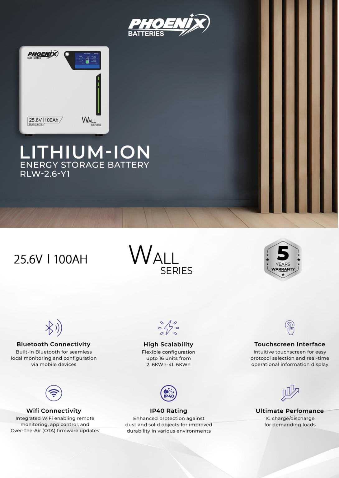Phoenix RLW-2.6-Y1 Wall Series